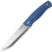 Real Steel 3851D Pathfinder Satin Fixed Blade Knife Denim Handles