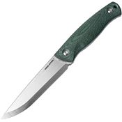 Real Steel 3851G Pathfinder Satin Fixed Blade Knife Green Handles