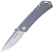 Real Steel 7091EG Luna Maius Lockback Knife Gray G10 Handles