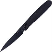 Real Steel 7832B G5 Metamorph Black Button Lock Knife Black Handles