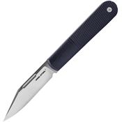 Real Steel 8022B Barlow Clip Point RB5 Slip Joint Knife Black Handles