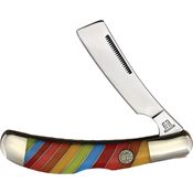 Rough Rider 2471 Lollipop Series Razor Lock Finish Knife Multicolor Handles