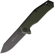 Steel Will F3133 Tenet 2 Linerlock Knife with OD Green Handles