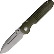 Terrain 365 10508 Invictus ATC Framelock Knife OD Green G10 Handles