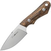 Viper 4038BC Handy Bocote Satin Fixed Blade Knife Bocotewood Handles