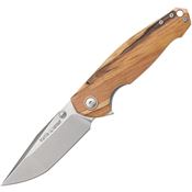 Viper 5985PI Katla Linerlock Knife with Flammed Poplar Handles