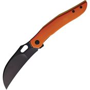 Vosteed A1101 Griffin Linerlock Knife with Orange Handles