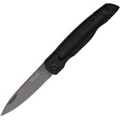 Walther 50849 CSK Slip Joint Gray Knife Black Handles