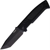 Walther 50881 PDP Linerlock Knife with Tanto Black Handles
