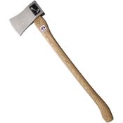 World Axe Throwing League 072 General Throwing Brushed Axe Curved American Hickory Handles