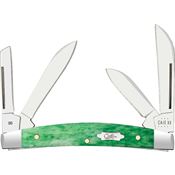 Case XX 19945 Small Congress Folding Knife Emerald Green Handles