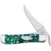 Case XX 71383 Russlock Folding Knife Sparxx Green Handles