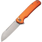 Civivi 20022B2 Chevalier Button Lock Knife Orange Handles