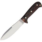 Cougar Creek C0113P Wilderness Survivor Satin Fixed Blade Knife G10 Python Handles