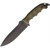 DPx Gear HSX061 HEST 6 Milspec Grey Fixed Blade Knife OD Green Handles