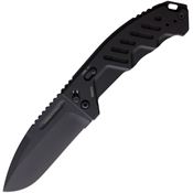 Extrema Ratio 0176BLK RAO C Crossbar Lock Black Folding Knife Black Handles