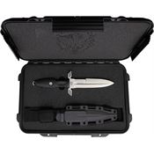 Extrema Ratio 0443SATOR Ermes Ordinanza Satin Fixed Blade Knife Black Handles