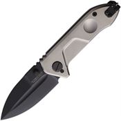 Extrema Ratio 0456BLKTIY Frame Rock Titan Black Knife Titanium Handles