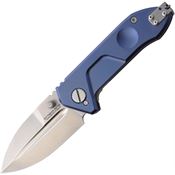 Extrema Ratio 0456SATBLU Frame Rock Titan Stonewash Knife Blue Handles