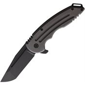 Heretic 017SB Husky Framelock Knife Gray Handles