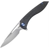 Kubey 171I Veloce Framelock Knife Flame Titanium Handles