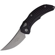 Microtech 268A10AP Auto Brachial Apocalyptic Single Edge Button Lock Knife Black Handles