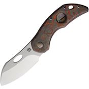 Olamic 591 Busker Framelock Knife Mars Valley Handles