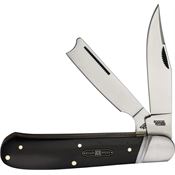 Rough Rider 2567 Black Reserve Bearhead One Arm Knife Black Handles