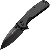 SenCut 22043B1 ArcBlast Button Lock Knife Black Handles