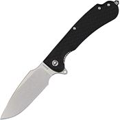 Daggerr FDFBKSW Fielder Linerlock Knife with Black Handles