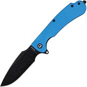 Daggerr FDFBLBW Fielder Linerlock Knife with Blue Handles