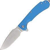 Daggerr FDFBLSW Fielder Linerlock Knife with Blue Handles