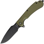 Daggerr FDFOLBW Fielder Linerlock Knife with Olive Handles