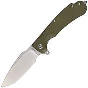 Daggerr FDFOLSW Fielder Stonewash Linerlock Knife Orange FRN Handles