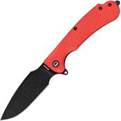 Daggerr FDFORBW Fielder Linerlock Knife with Orange Handles