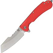 Daggerr RNFORSW Rhino Linerlock Knife with Orange Handles