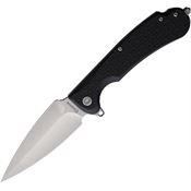 Daggerr U2FBKSW Urban 2 Linerlock Knife with Black Handles