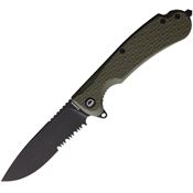 Daggerr WKFOLBWSR Wocket Linerlock Knife with Olive Handles