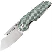 Kansept 2048A3 Rafe Linerlock Knife with Green Micarta Handles