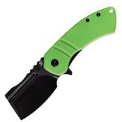 Kansept 2030B3U M+ Korvid Linerlock Knife with Green G10 Handles