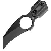 Kizer 1056C1 Variable Claw Black Fixed Blade Knife Black Handles