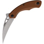 ABKT TAC 1048T Karambit Linerlock Knife Tan Handles