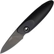 Acta Non Verba Z070001 Z070 Slip Joint Knife Black Handles