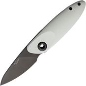 Acta Non Verba Z070005 Z070 Slip Joint Knife White Handles