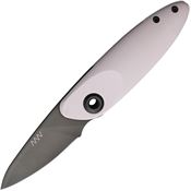 Acta Non Verba Z070004 Z070 Slip Joint Knife Rose White Handles