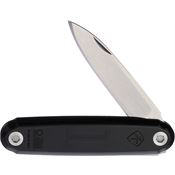 American Service ONEBLK The ONE Folder Knife Black Handles