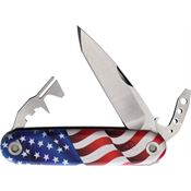 American Service 002FLG The Washington Knife Flag Handles