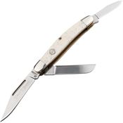 Boker 110854 Trad Series Stockman Knife White Handles