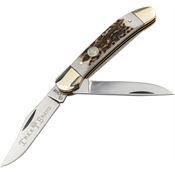 Boker 110823ST Copperhead Knife Stag Handles