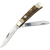 Boker 110833ST Trapper KNife Stag Handles